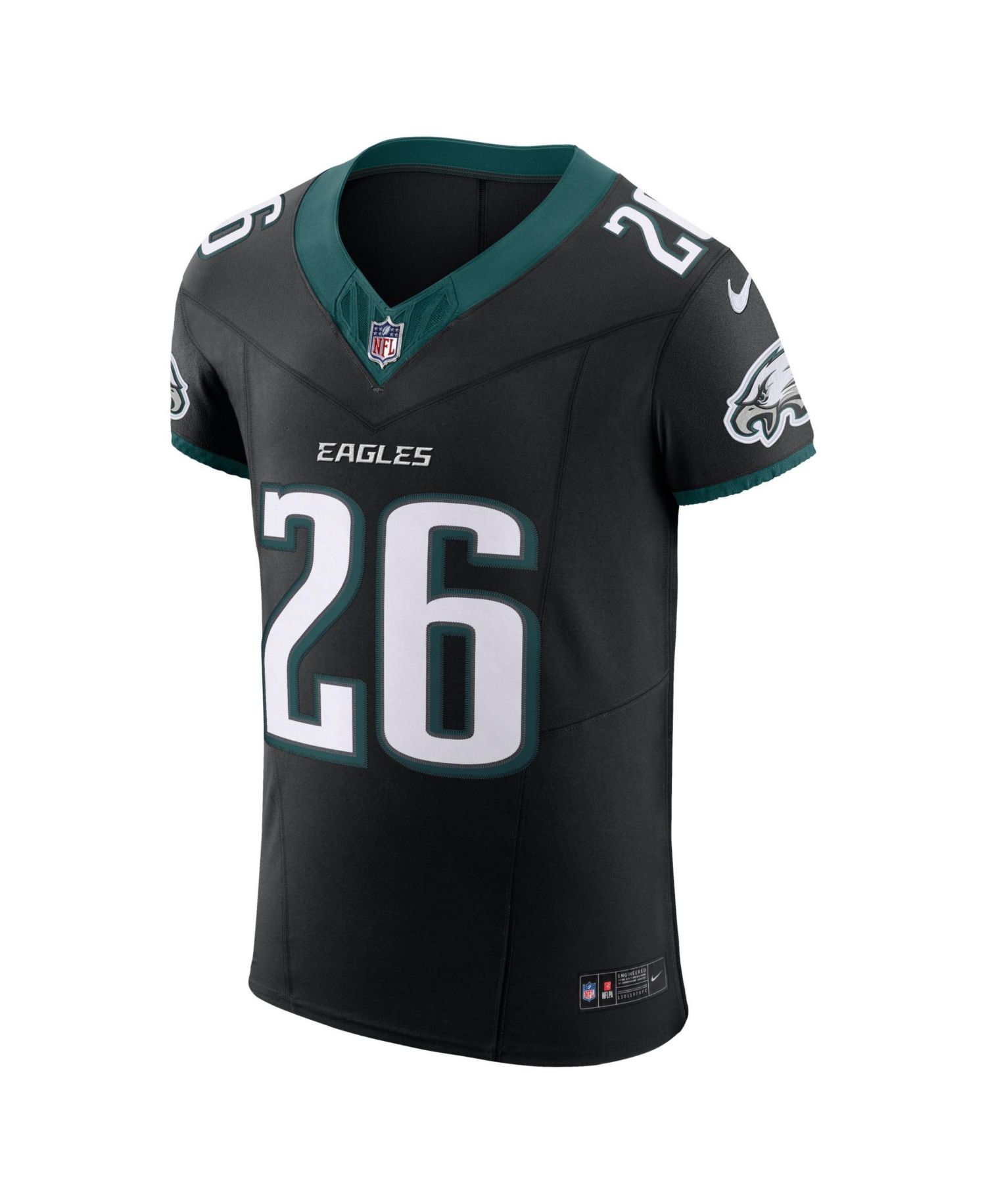 Men's Saquon Barkley Black Philadelphia Eagles Alternate Vapor F.U.S.E. Elite Jersey