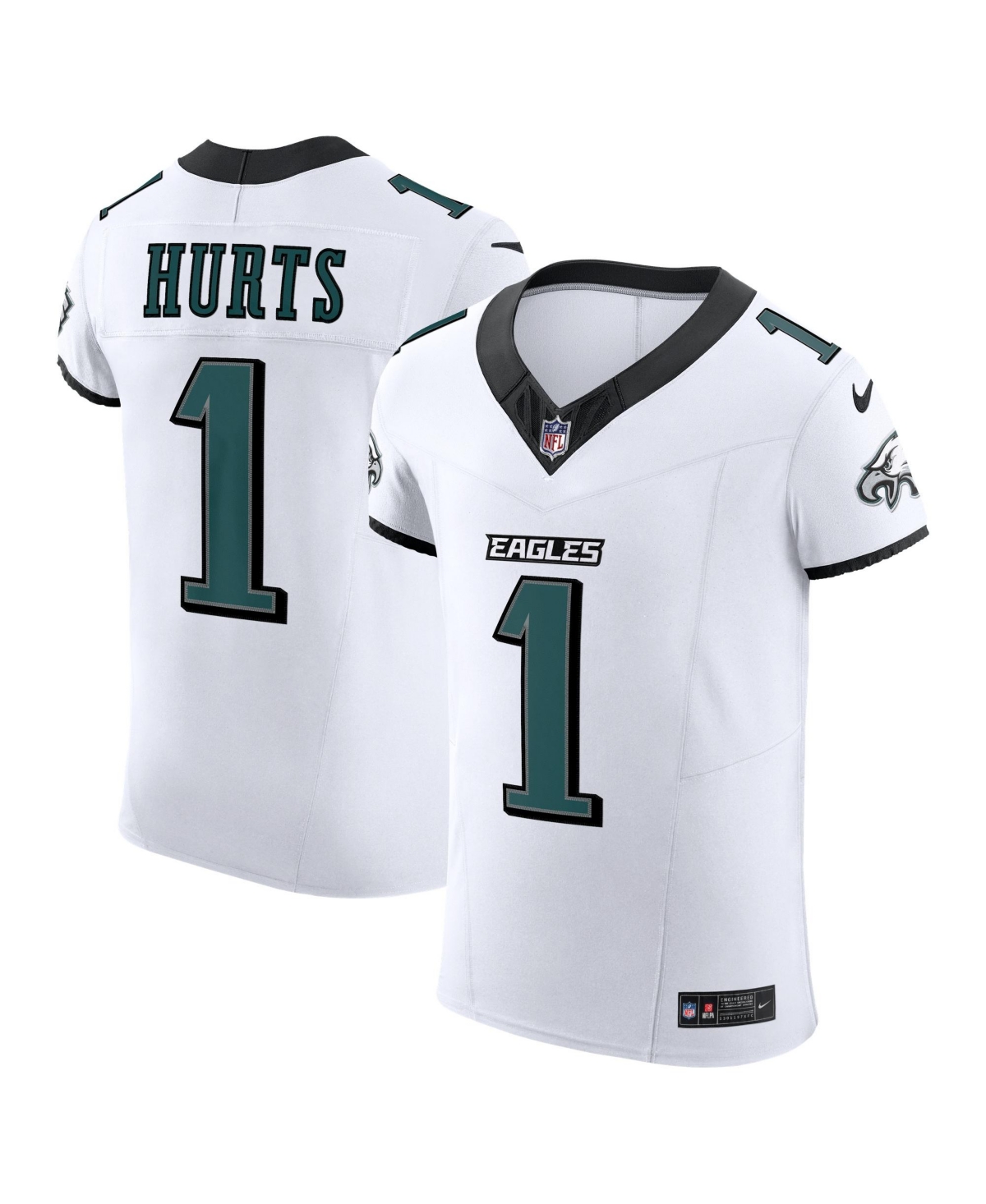 Nike Men's Jalen Hurts White Philadelphia Eagles Vapor F.u.s.e. Elite Jersey - White