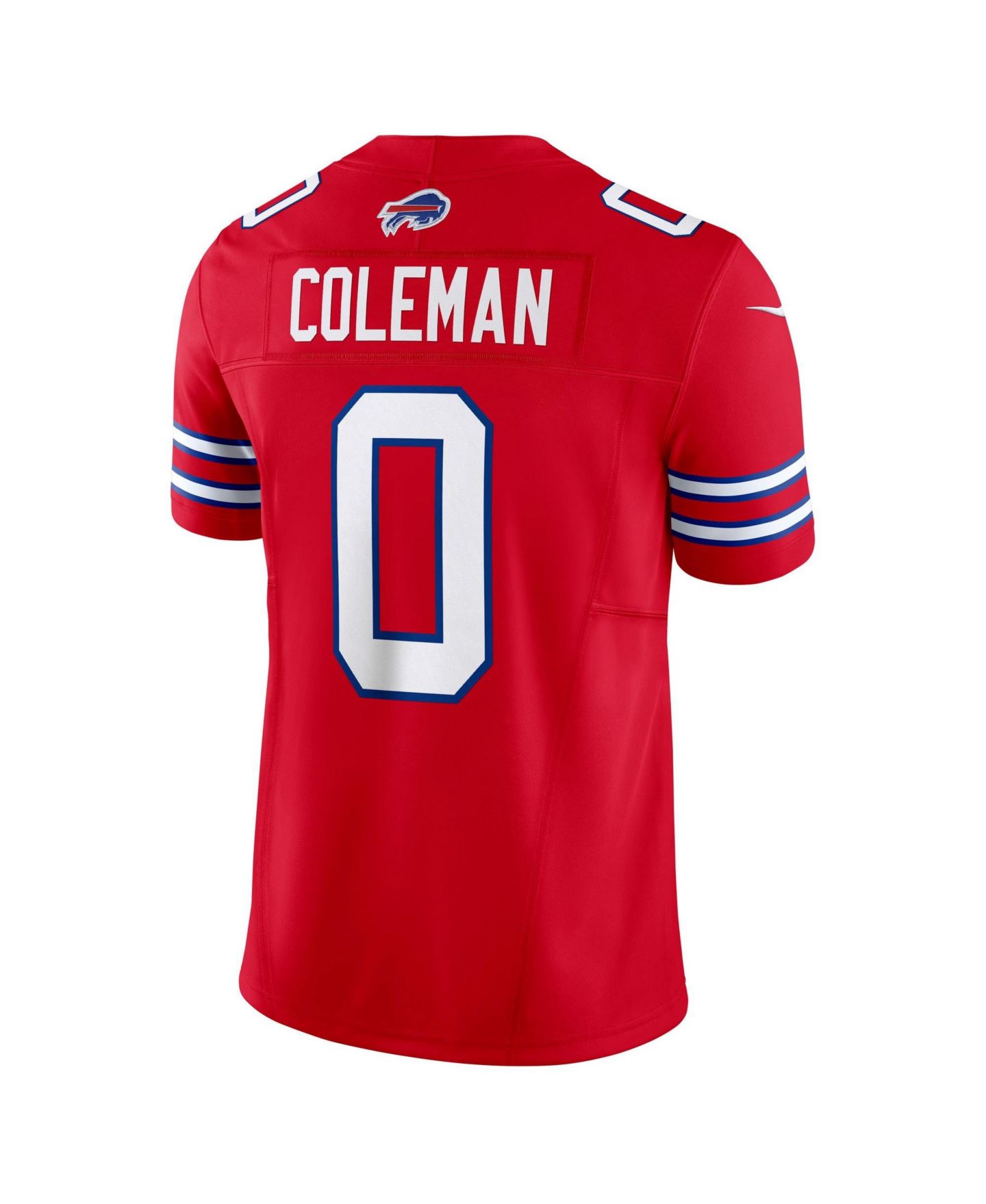 Мужской топ Nike Keon Coleman Red Buffalo Bills Alternate Vapor F.U.S.E. Limited Jersey — фото 5