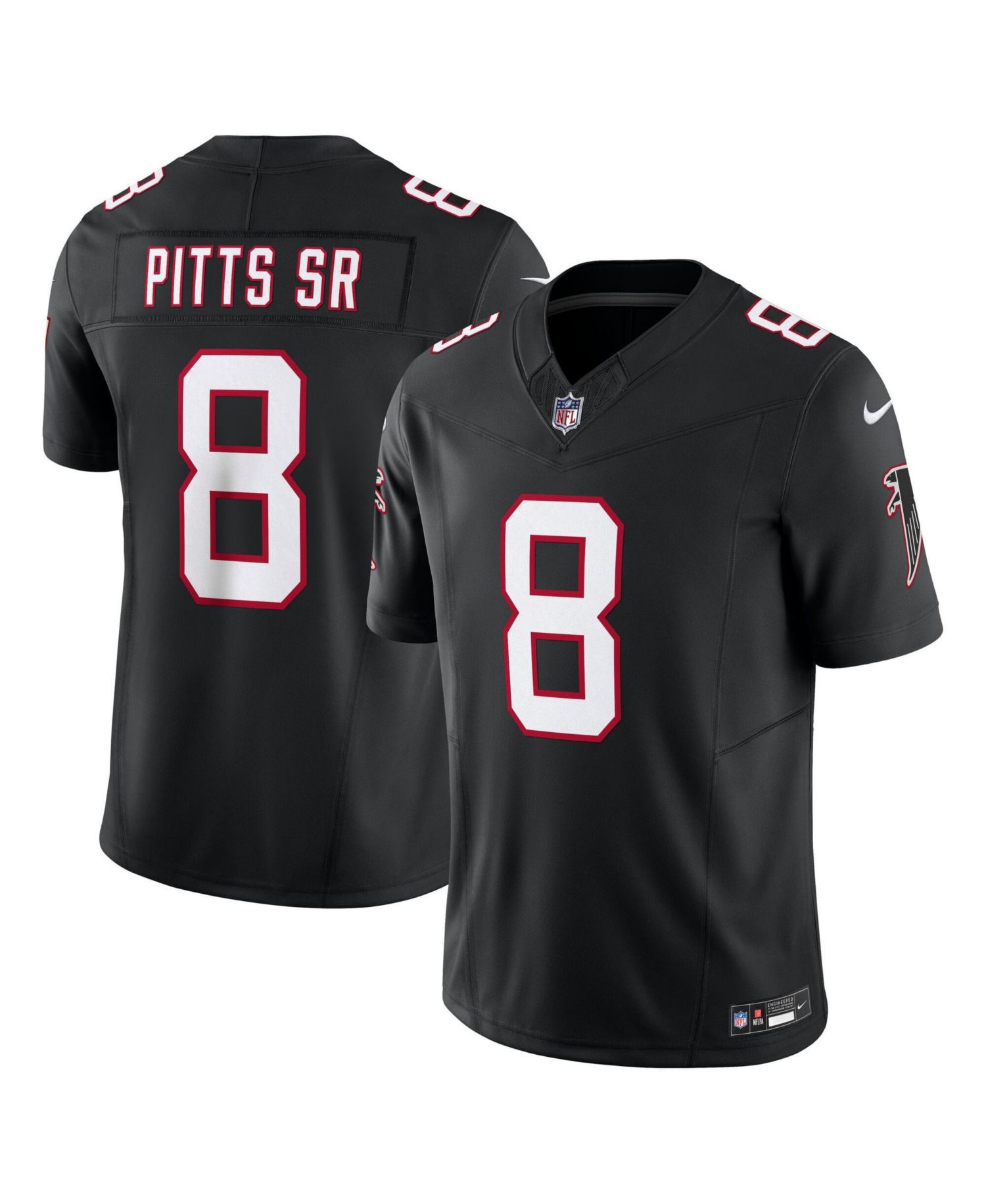 Men's Kyle Pitts Sr. Black Atlanta Falcons Vapor F.U.S.E. Limited Jersey