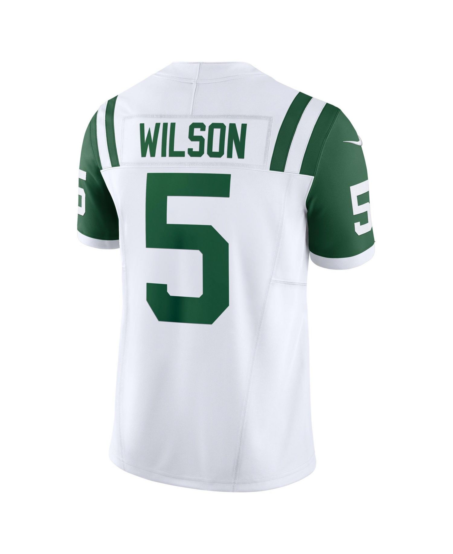 Men's Garrett Wilson White New York Jets Classic Alternate Vapor F.U.S.E. Limited Jersey
