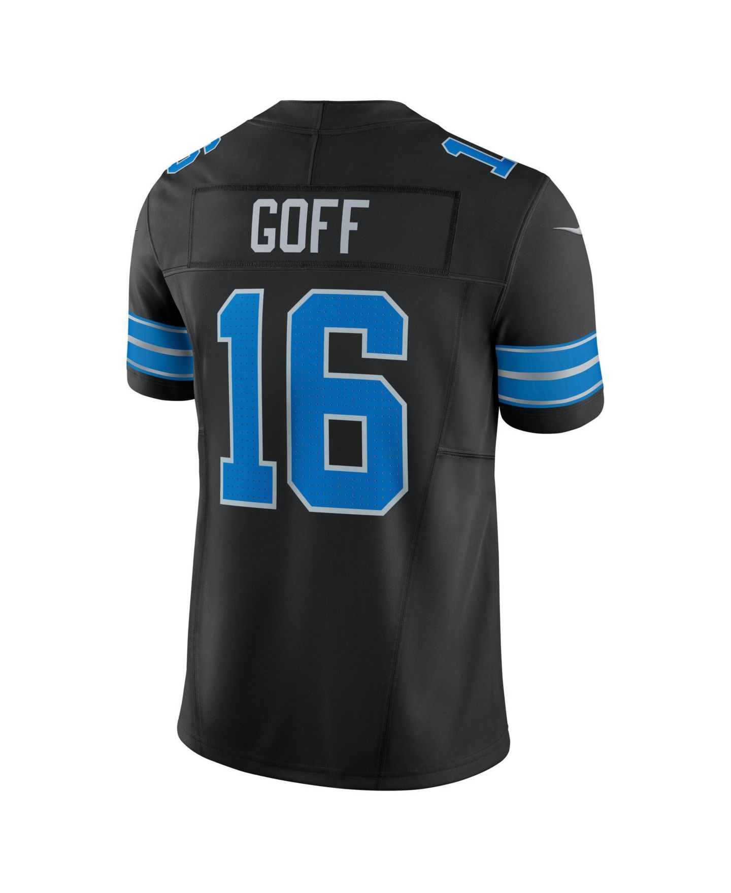 Мужской топ Nike Jared Goff Black Detroit Lions Vapor F.U.S.E. Limited Jersey — фото 5
