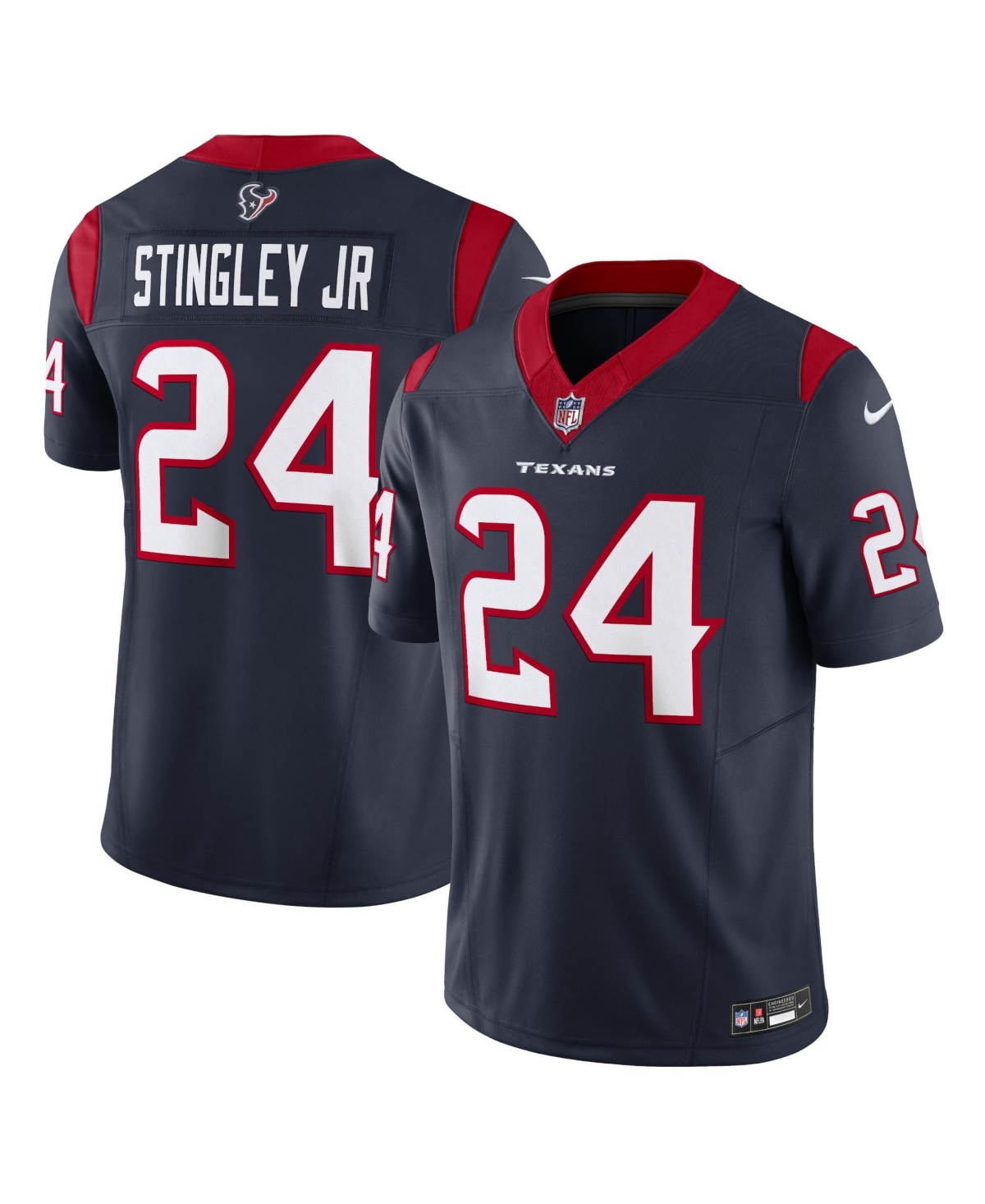 Nike Men's Derek Stingley Jr. Houston Texans Vapor F.u.s.e. Limited Jersey - Navy