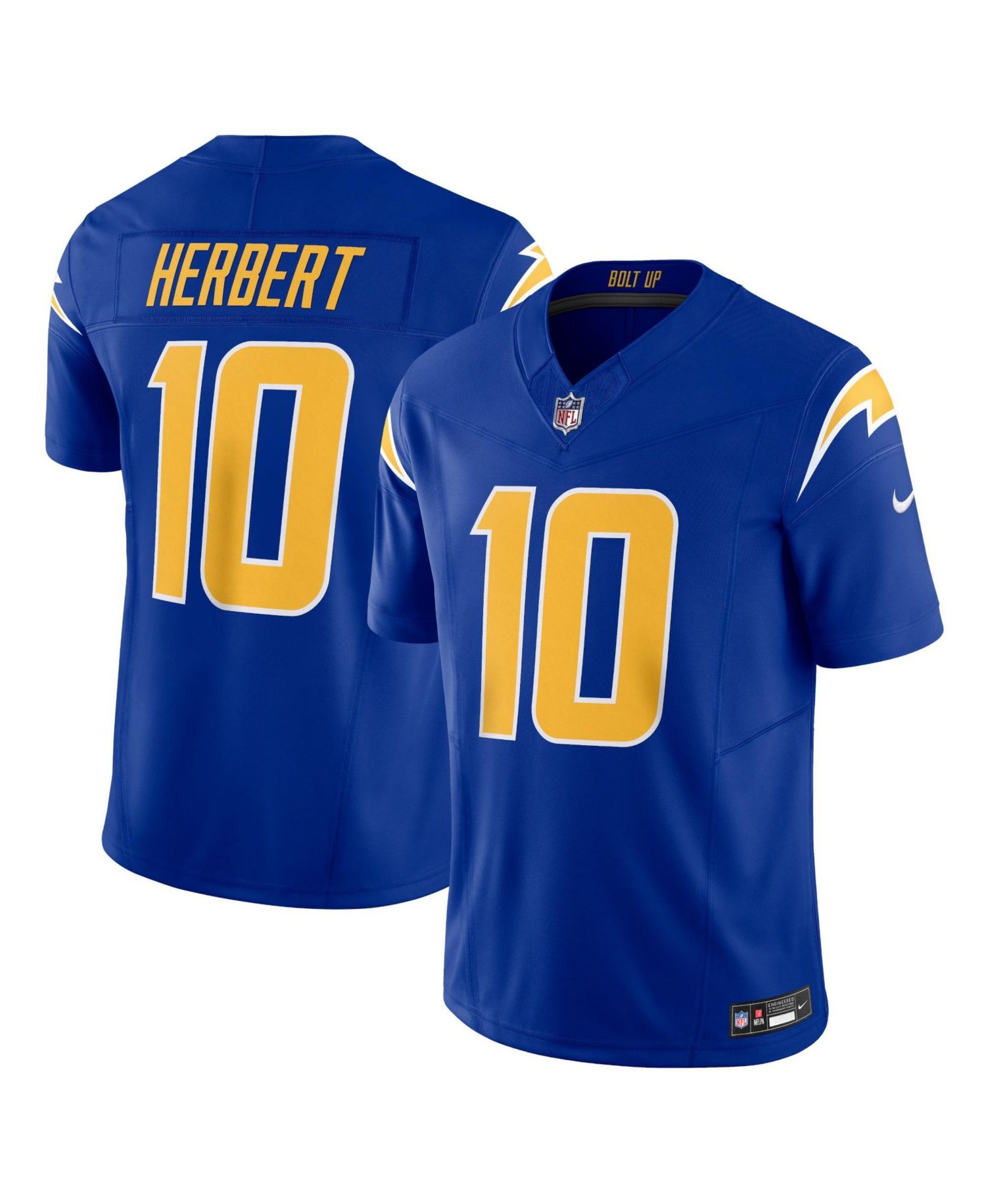 Men's Justin Herbert Los Angeles Chargers Vapor F.U.S.E. Limited Jersey