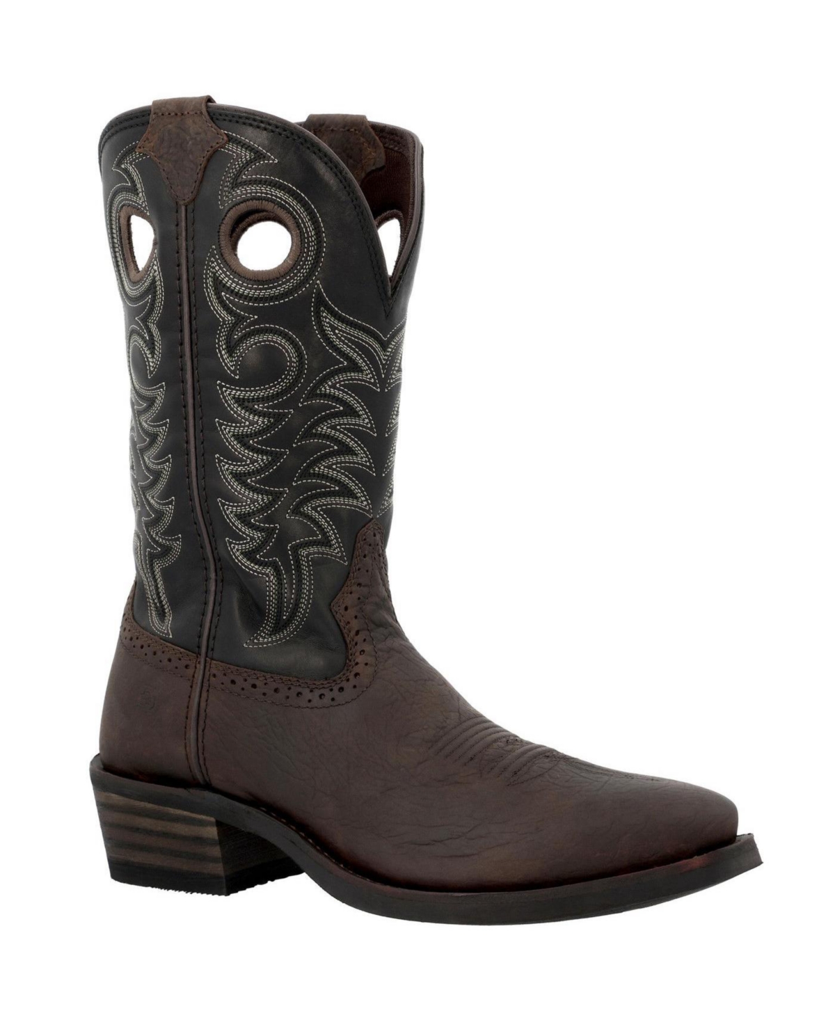 Durango Men's Rebel Pro Full-Grain Leather Western Square-Toe Boot - Mudstone/black