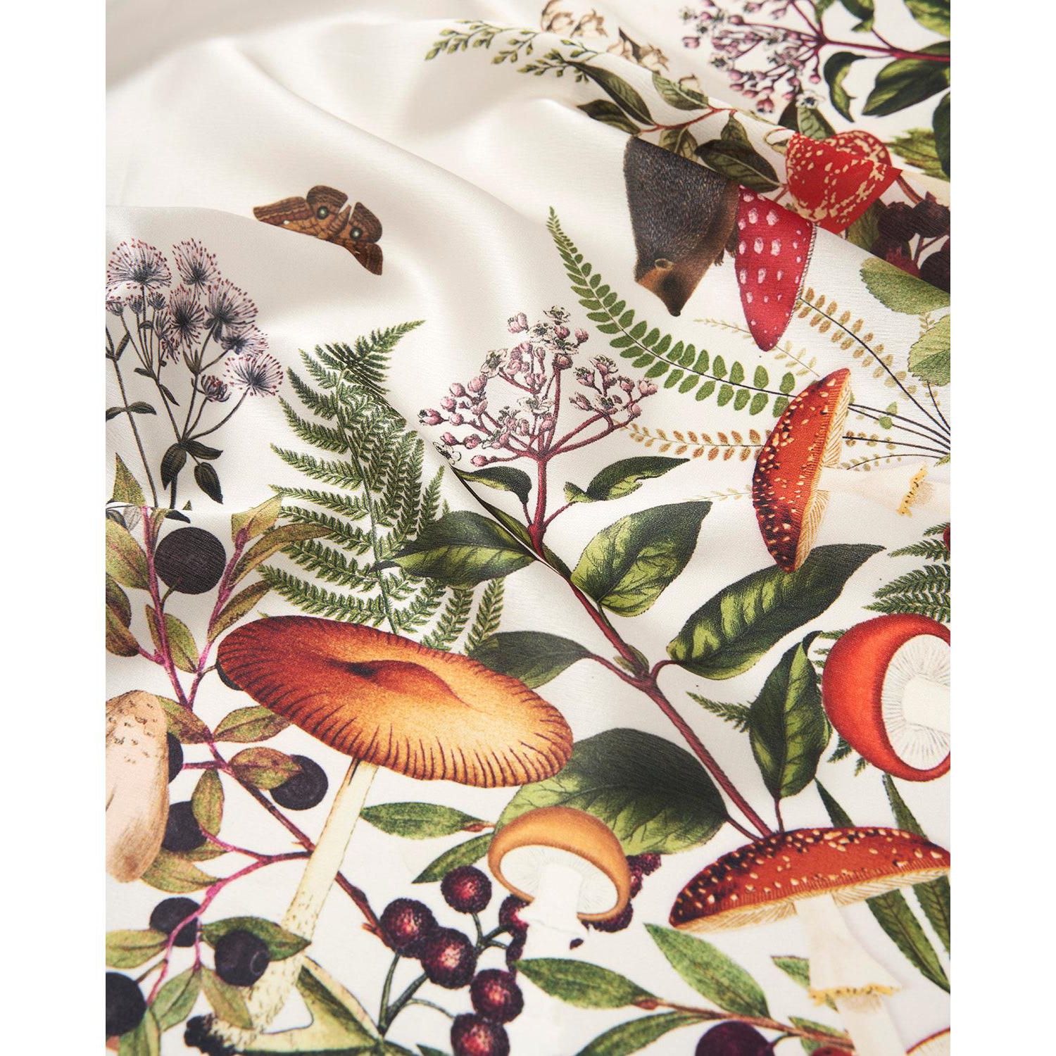 Women's Orla Mushroom Small Square Scarf