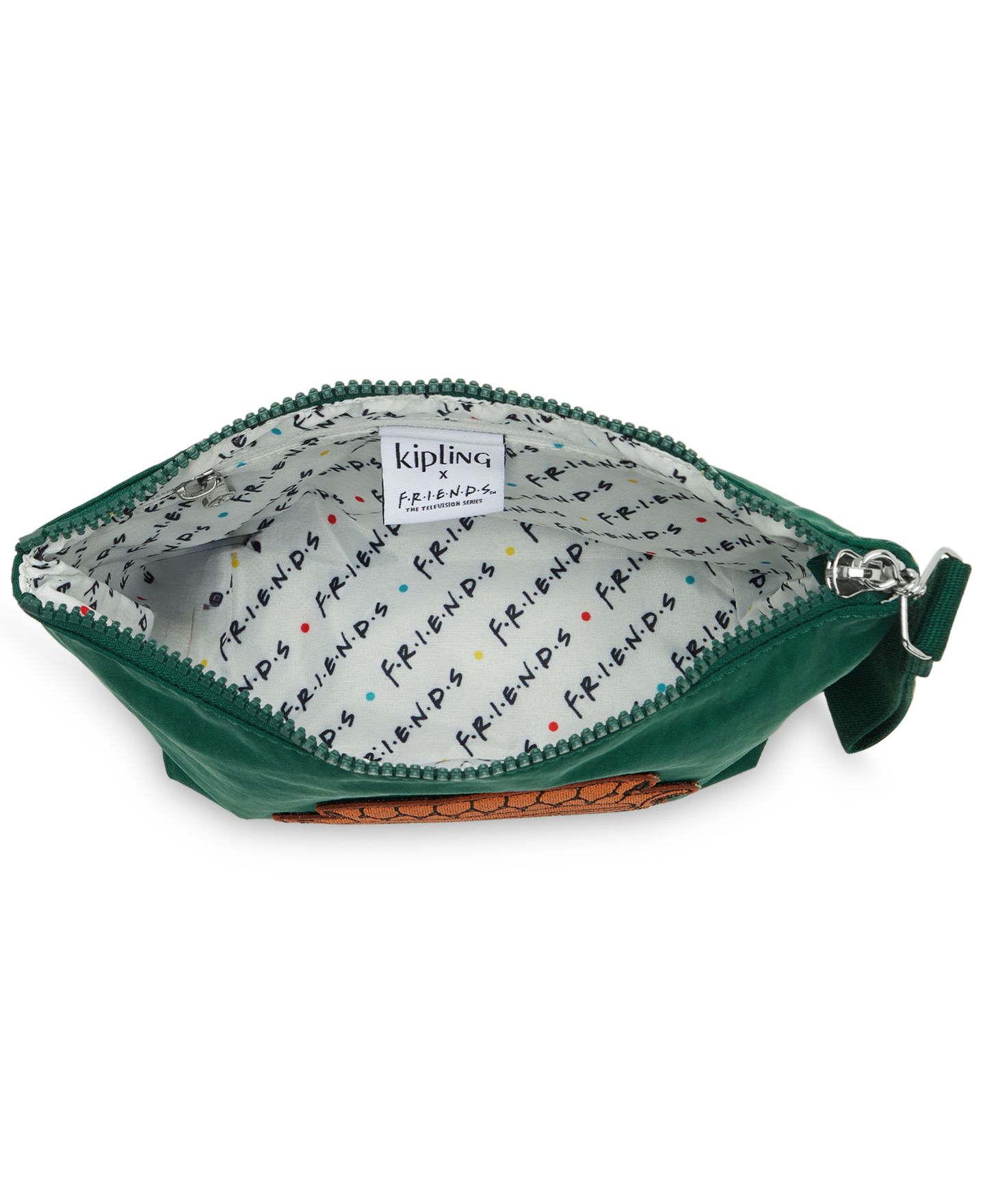 Женский кошелёк Kipling Naomi Pivot Pouch Zipper Wristlet, цвет: Зелёный — фото 3