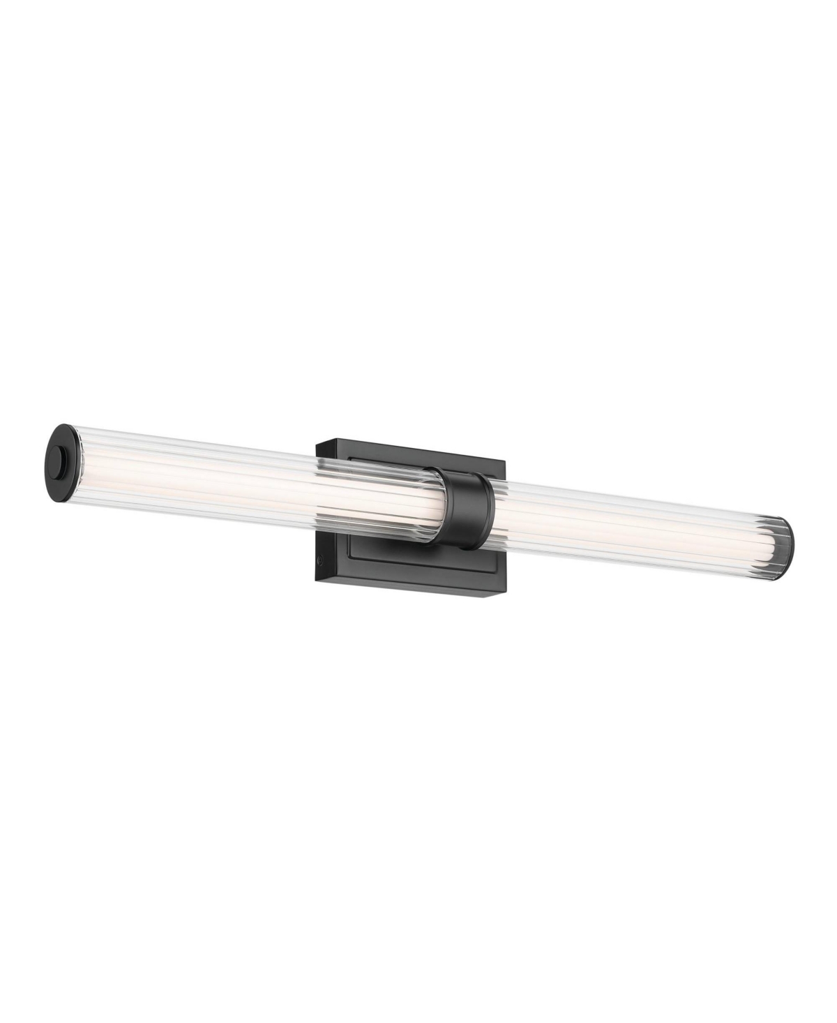 Kichler Laurene Bath Bar Large with Clear Fluted Glass