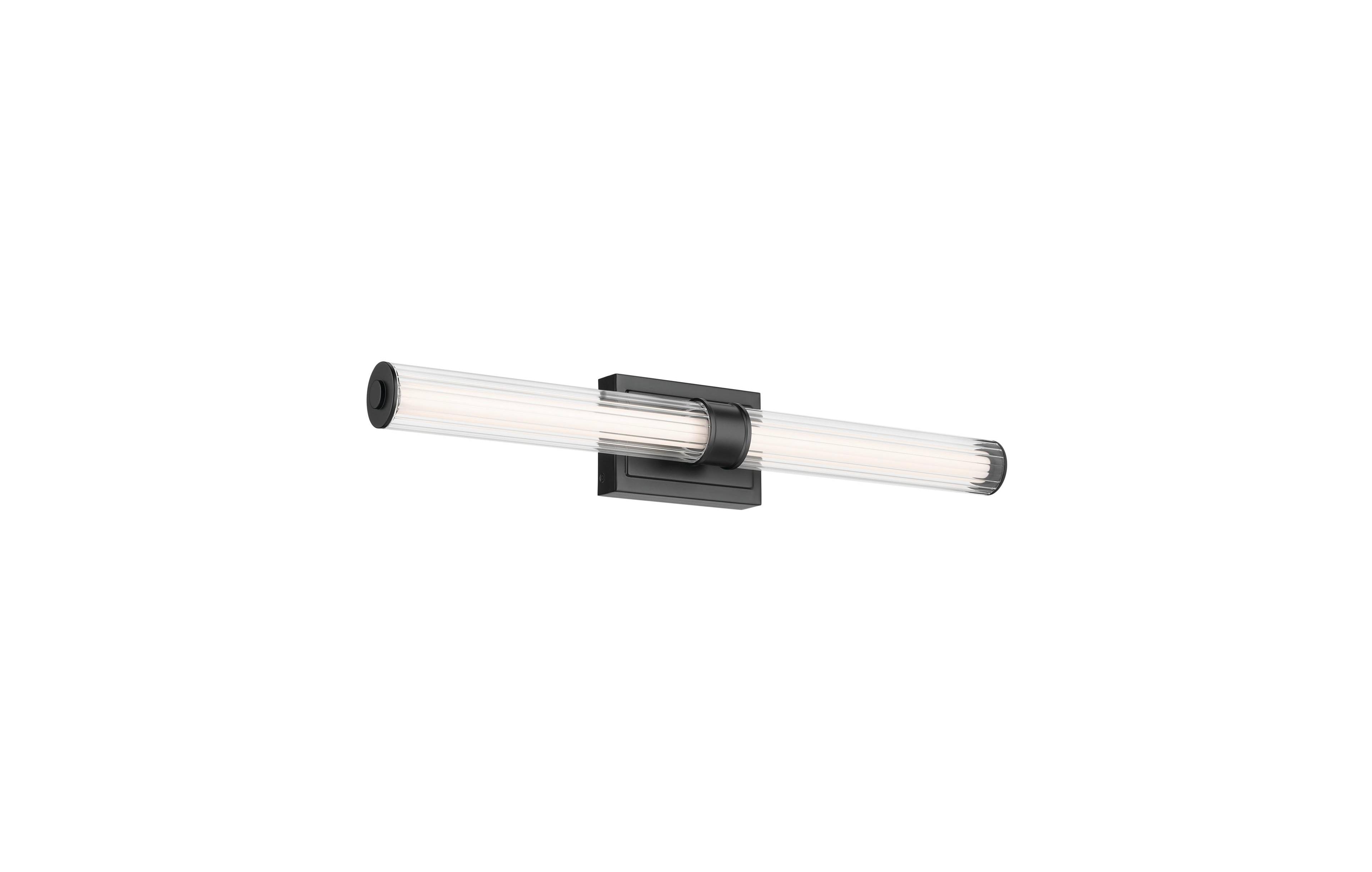Kichler Laurene Bath Bar Large with Clear Fluted Glass