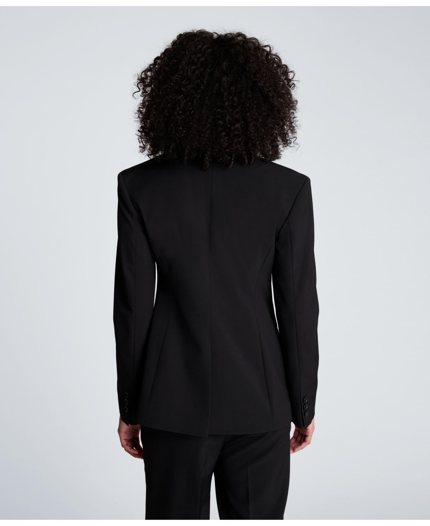 Women’s Luxe Stretch Twill One-Button Blazer
