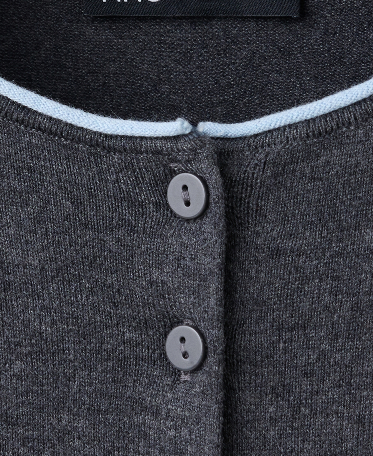 Mango Women's Contrast-Trim Crewneck Cardigan