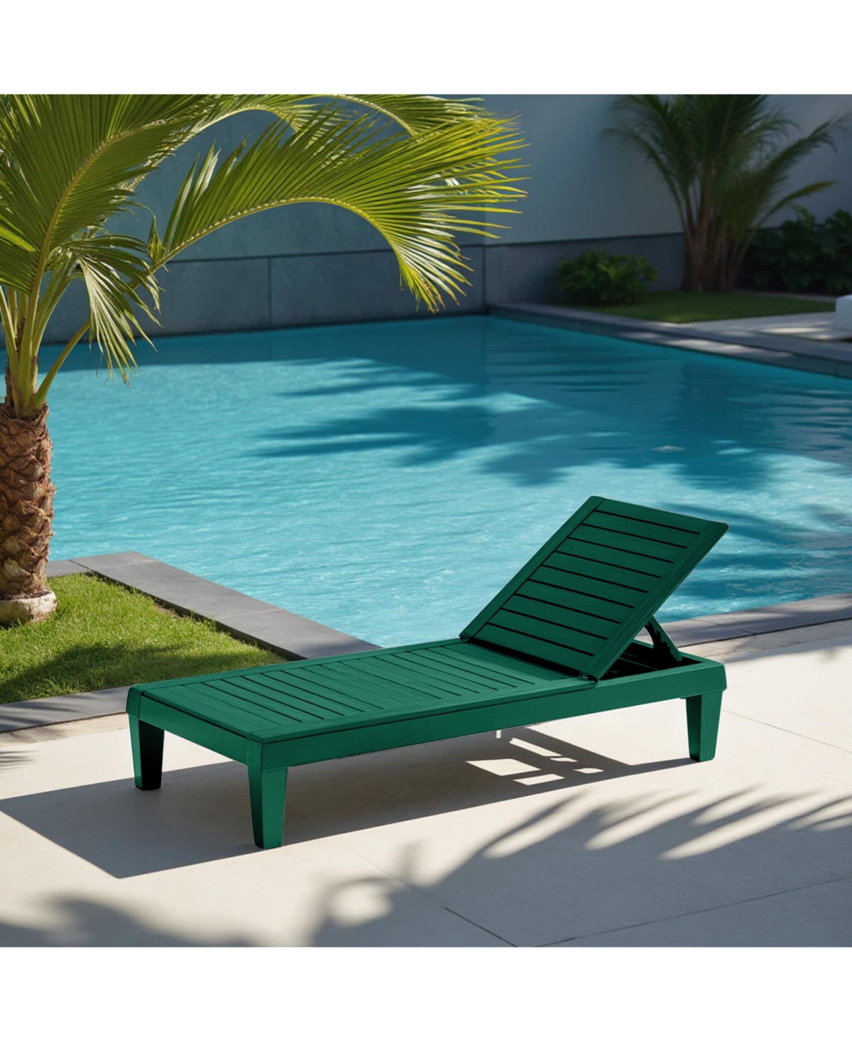 Nestl Adjustable and Waterproof Outdoor Patio Chaise Lounge Chairs