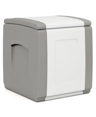 Outdoor Deck Box with Lid for Package Storage and Garden Supplies