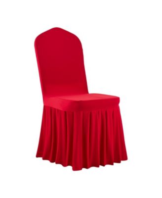 30 Pack Polyester Spandex Chair Covers, Stretch Fit Slipcovers for Wedding Reception Chairs