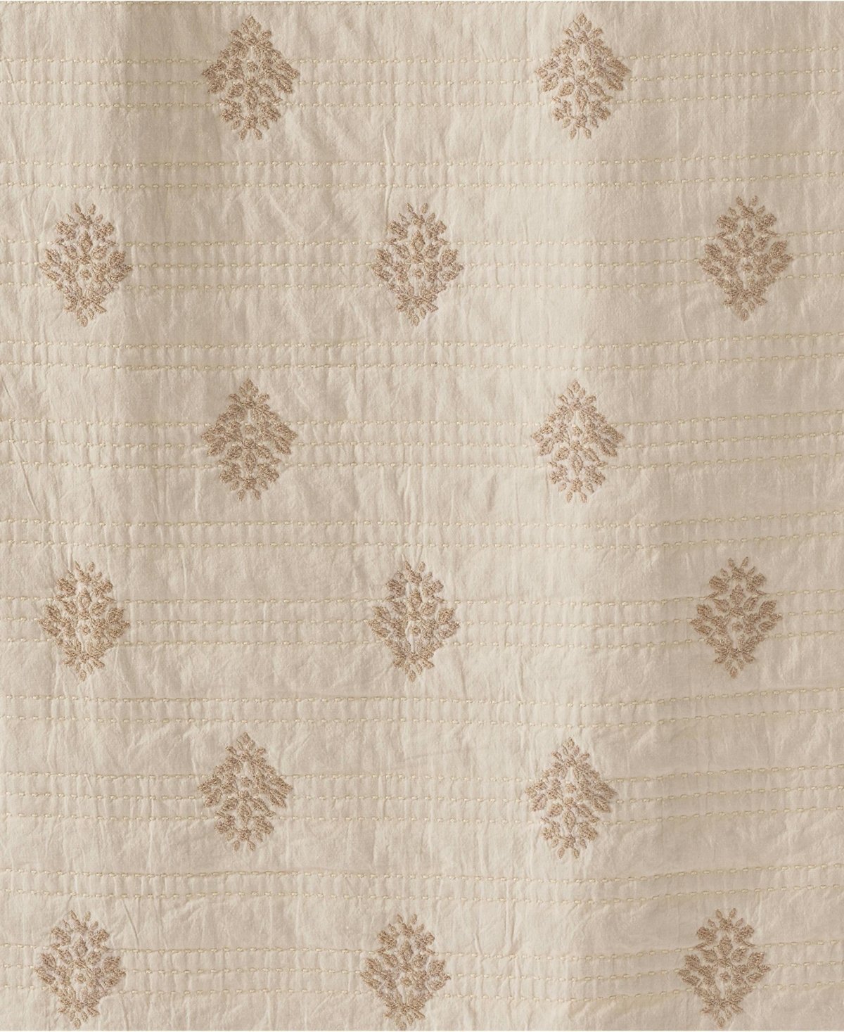 Lands' End Embroidered Matelasse Bed Coverlet