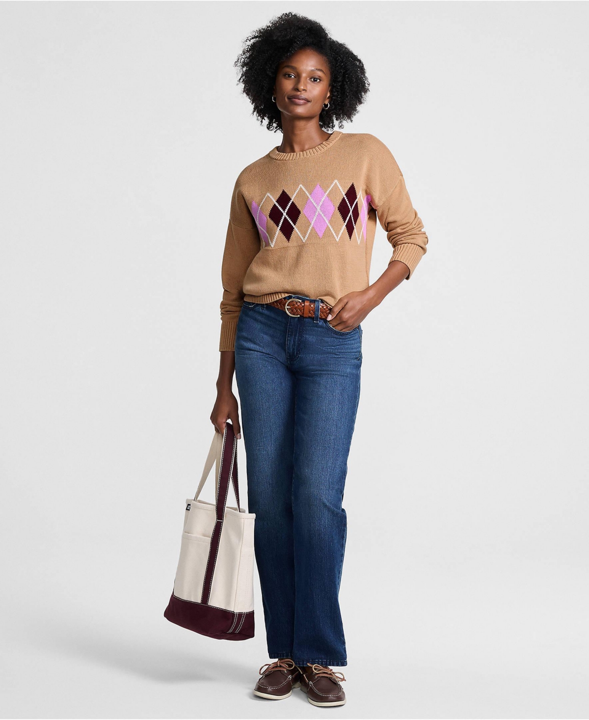 Lands' End Women's Drifter Jacquard Sweater