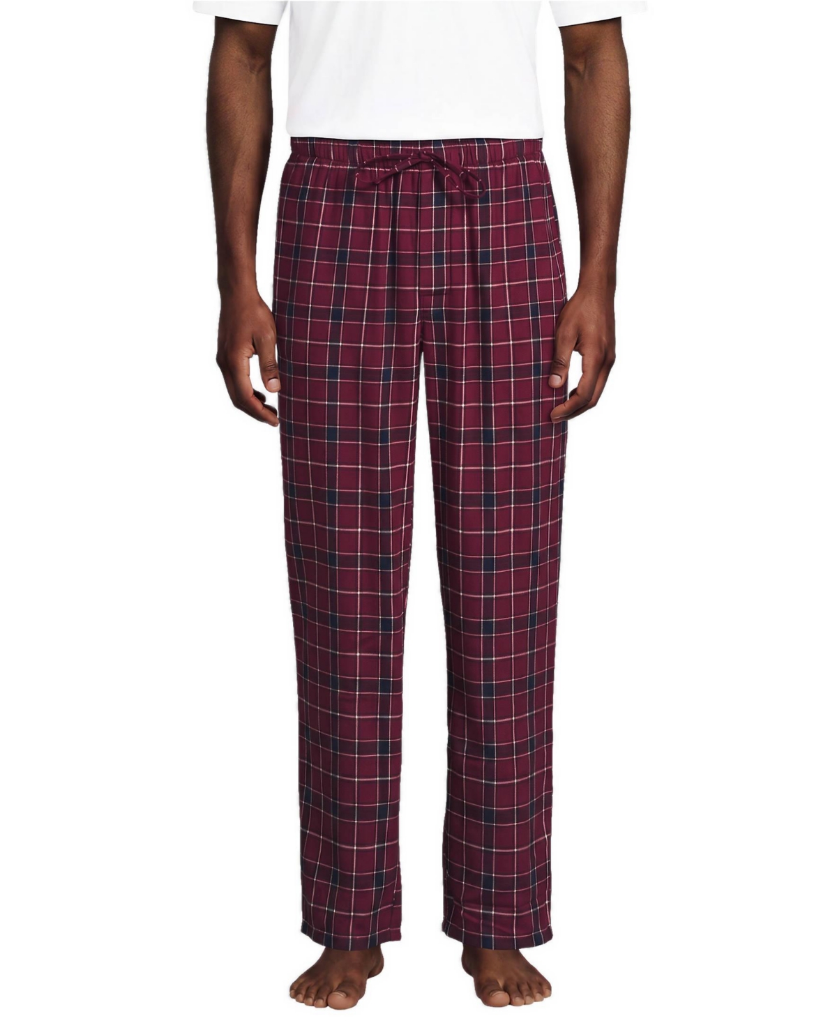 Lands' End Big & Tall Flannel Pajama Pants
