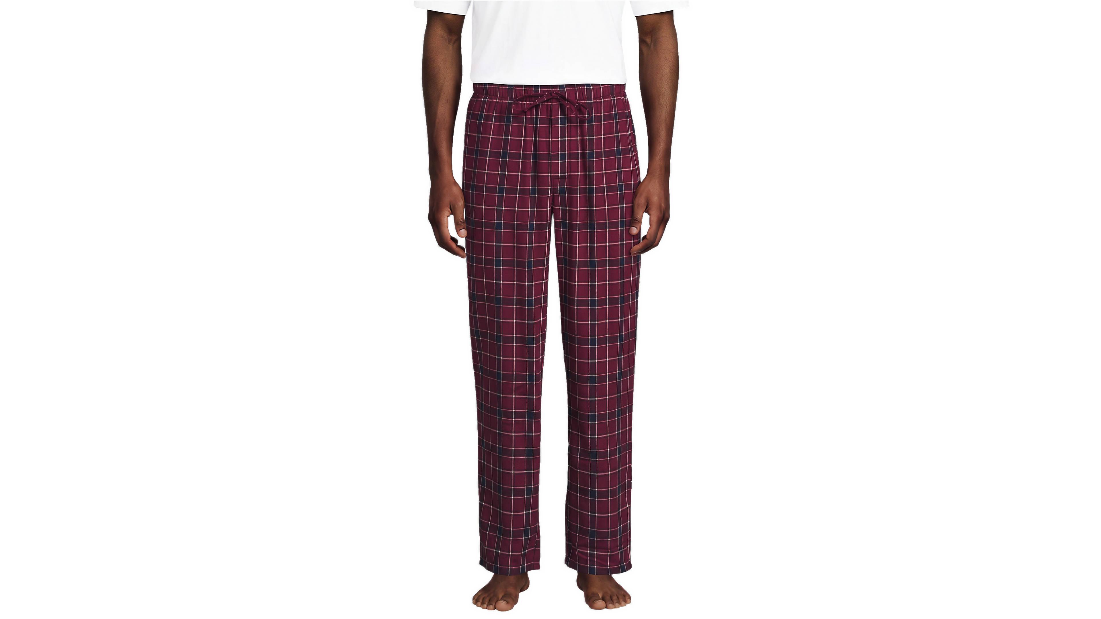 Lands' End Big & Tall Flannel Pajama Pants