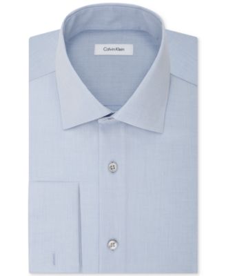 Men's Regular Fit Non-Iron Performance French Cuff Dress Shirt