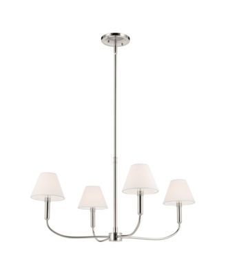Eadie 30.75 Inch 4 Light Chandelier in Polished Nickel