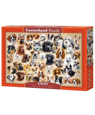Collage with Dogs 1500 Piece Jigsaw Puzzle, Ages 14+