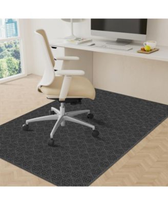 Heavy Duty Floor Protector Mat For Rolling Office Desks Non Slip