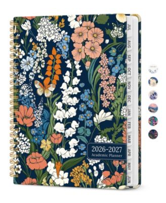 Academic Planner Monthly Weekly Hardcover Organizer for School Office Home