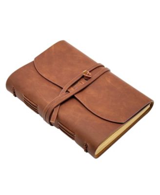 Genuine Leather Journal Notebook Lined Pages Multipurpose Travel Writing Diary Gift