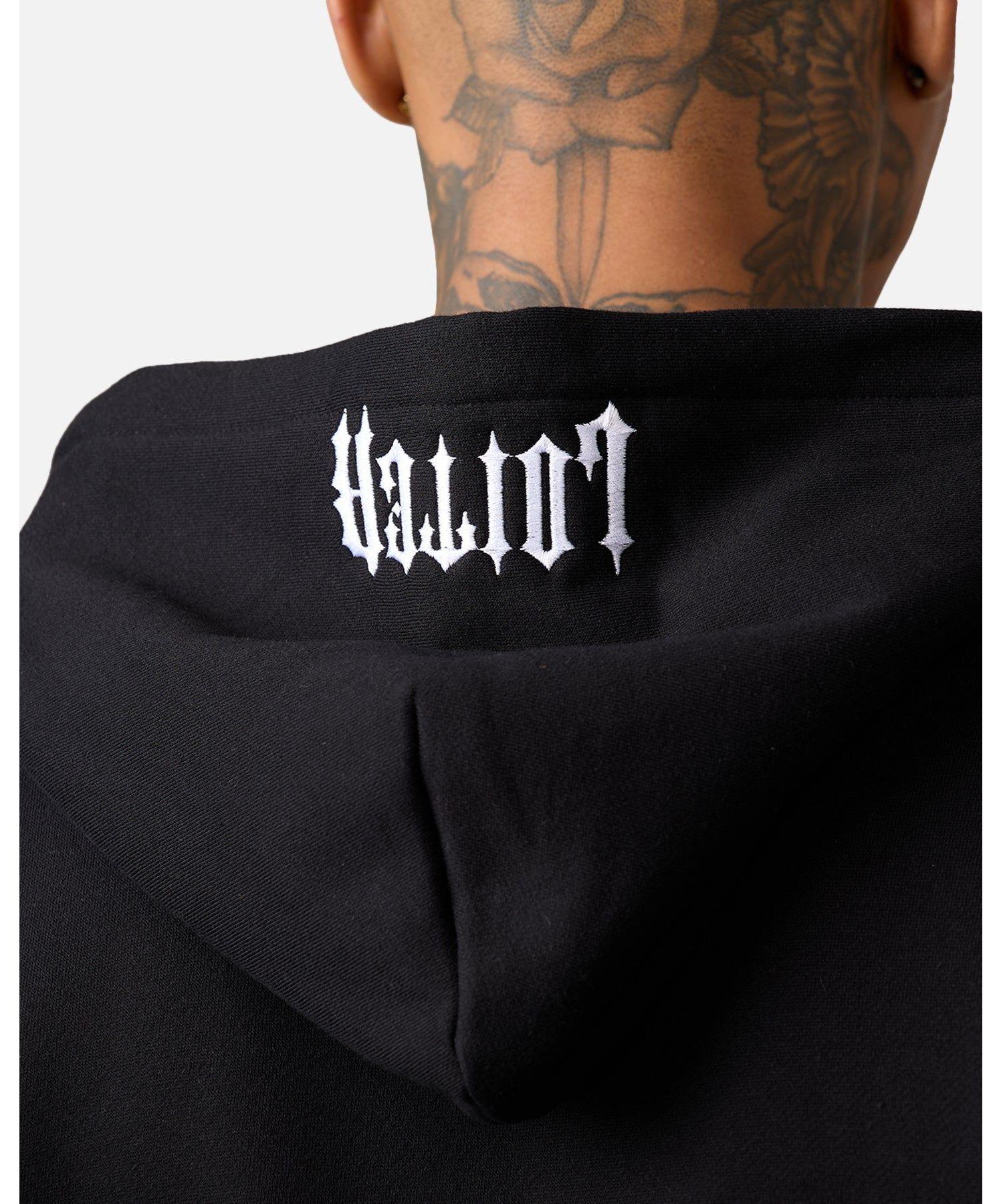 Men's Rave Quarter-Zip Rhinestone Hoodie