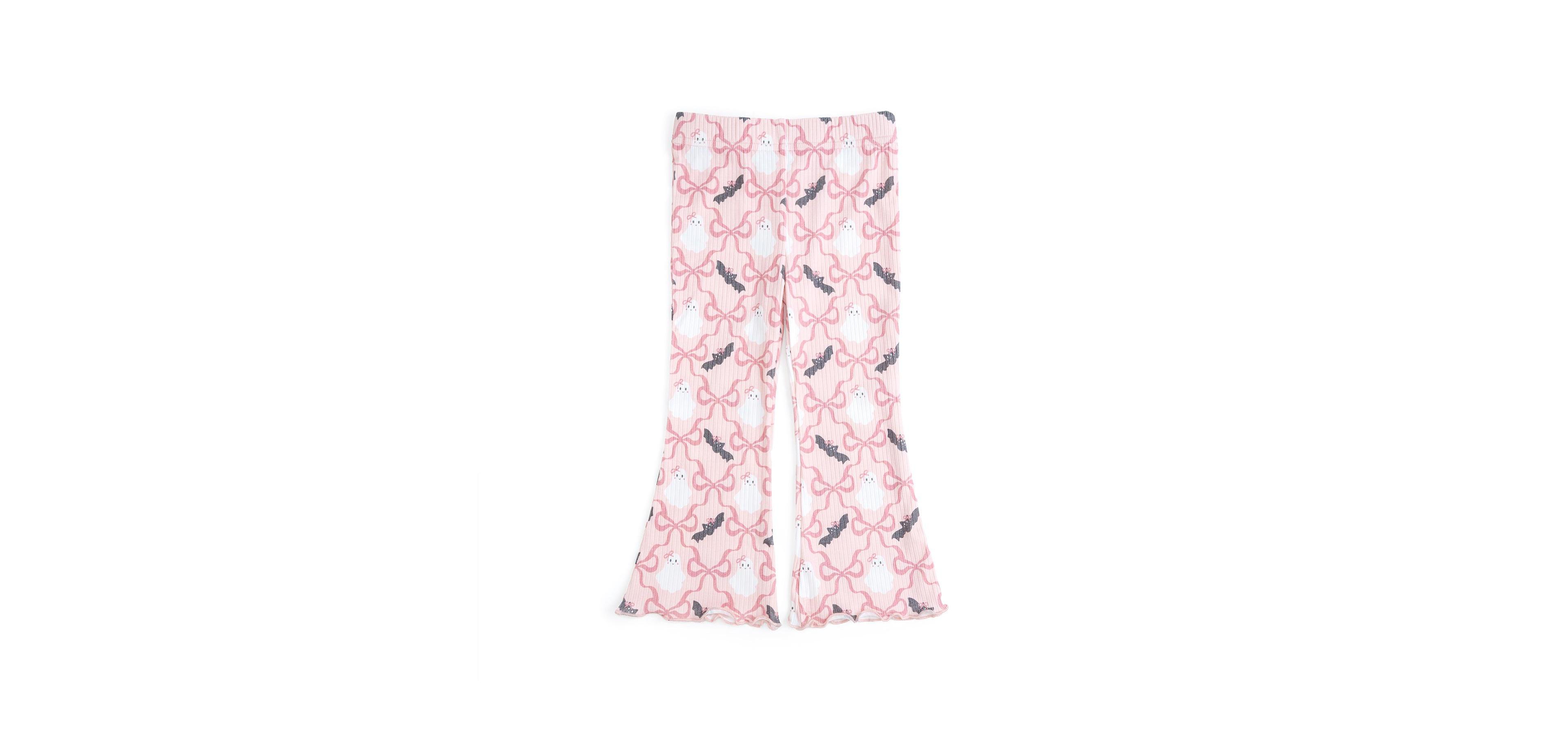 Sweet Wink Girls' 4-16 Bat And Ghost Trellis Flare Leggings