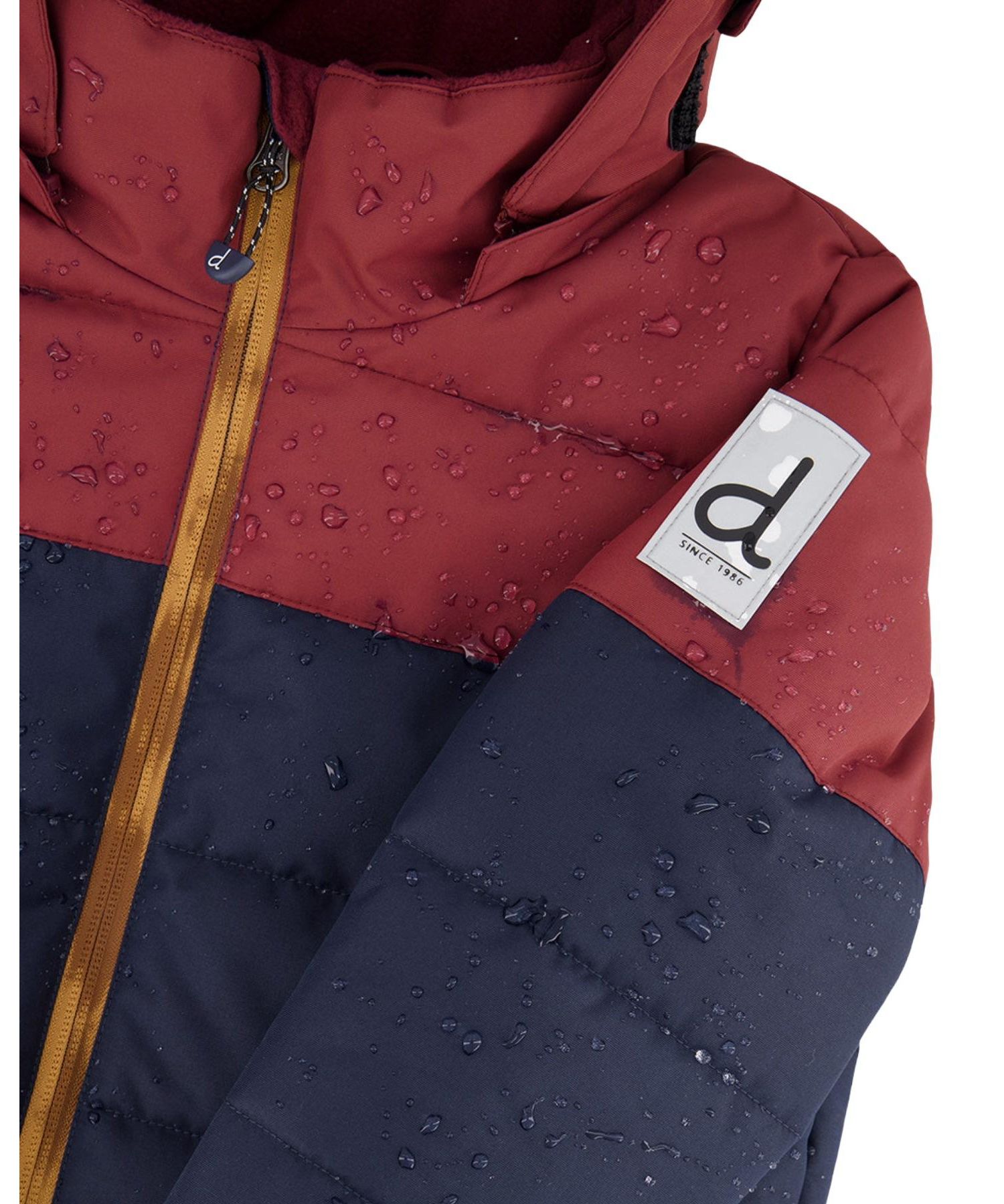 Little and Big Boy 6 TO 14 Two Piece Play Snowsuit and Burgundy with Pants