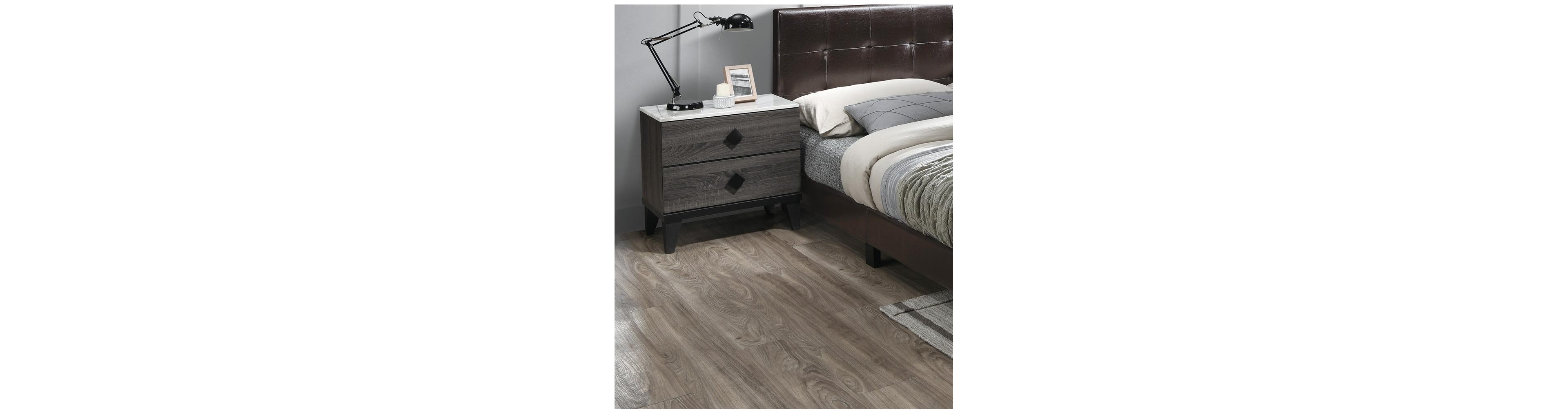 Flynama Modern Pine and Plywood Nightstand 1 Piece