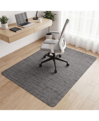  Greek Key Office Chair Mat Hardwood Floor Protector Silent Desk Pad