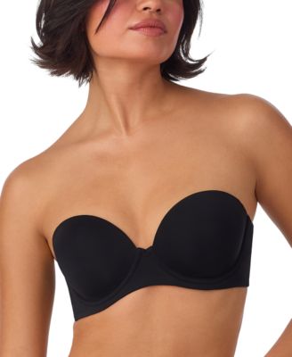 Underwire Strapless Plunging Sleek Micro Bra