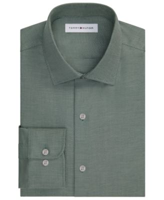 Men's Flex Stretch Classic-Fit Spread-Collar Dress Shirt
