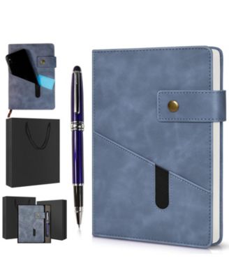 Hardcover Lined Journal Notebook With Pen Gift Box Layflat Writing Journal For Work Travel School