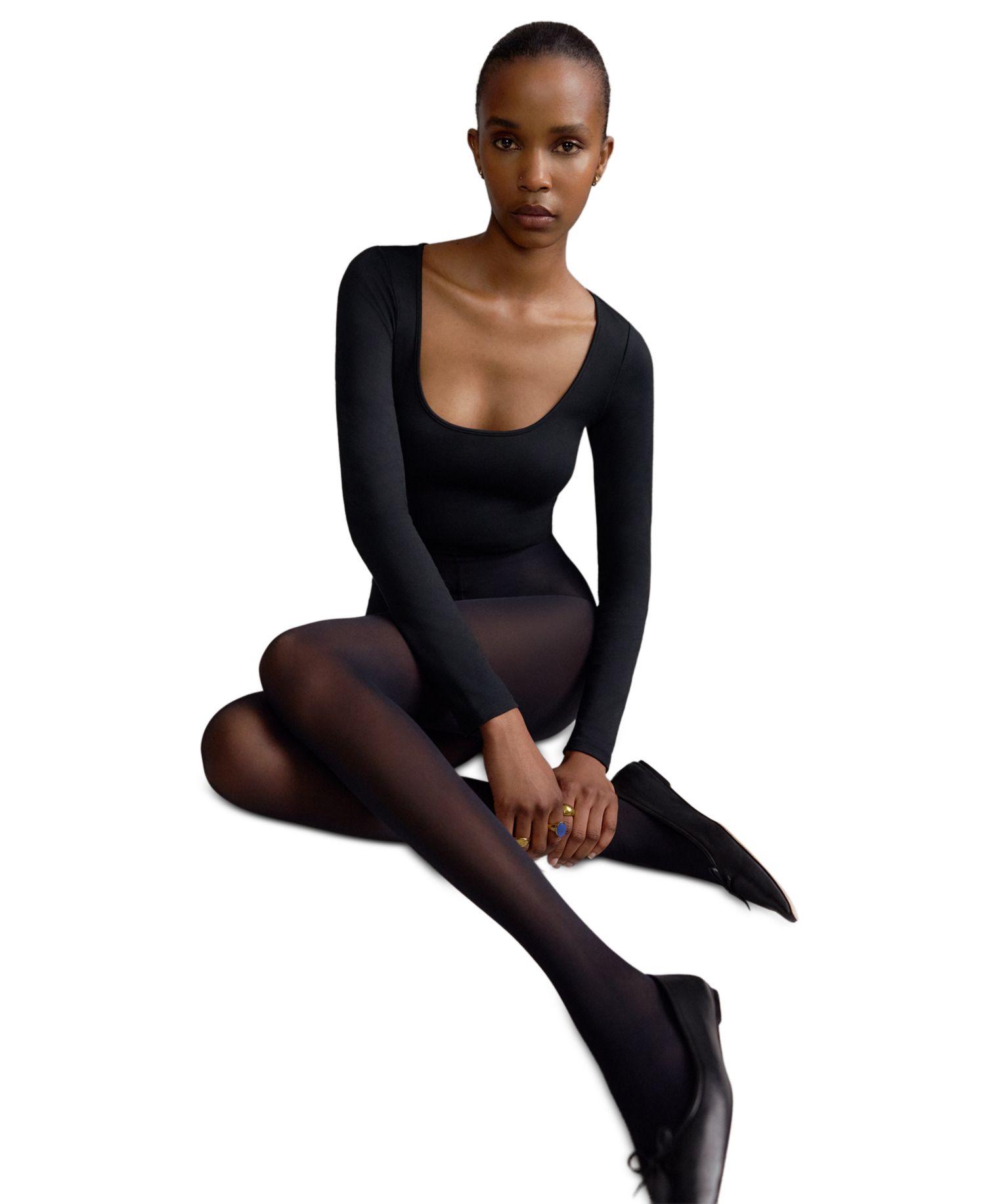Women's 40 Denier Seamless Opaque Tights