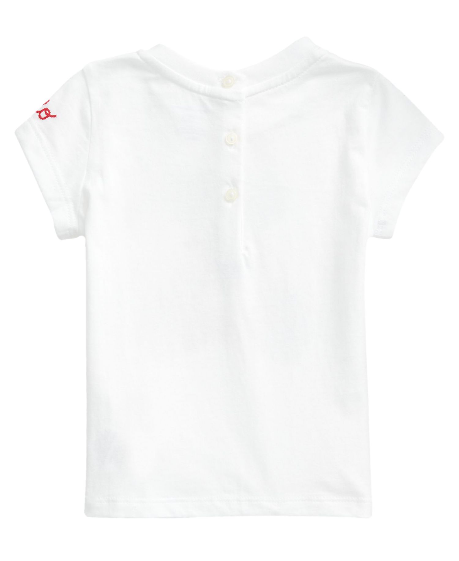 Baby Girls' Polo Bear Graphic Short-Sleeve T-Shirt