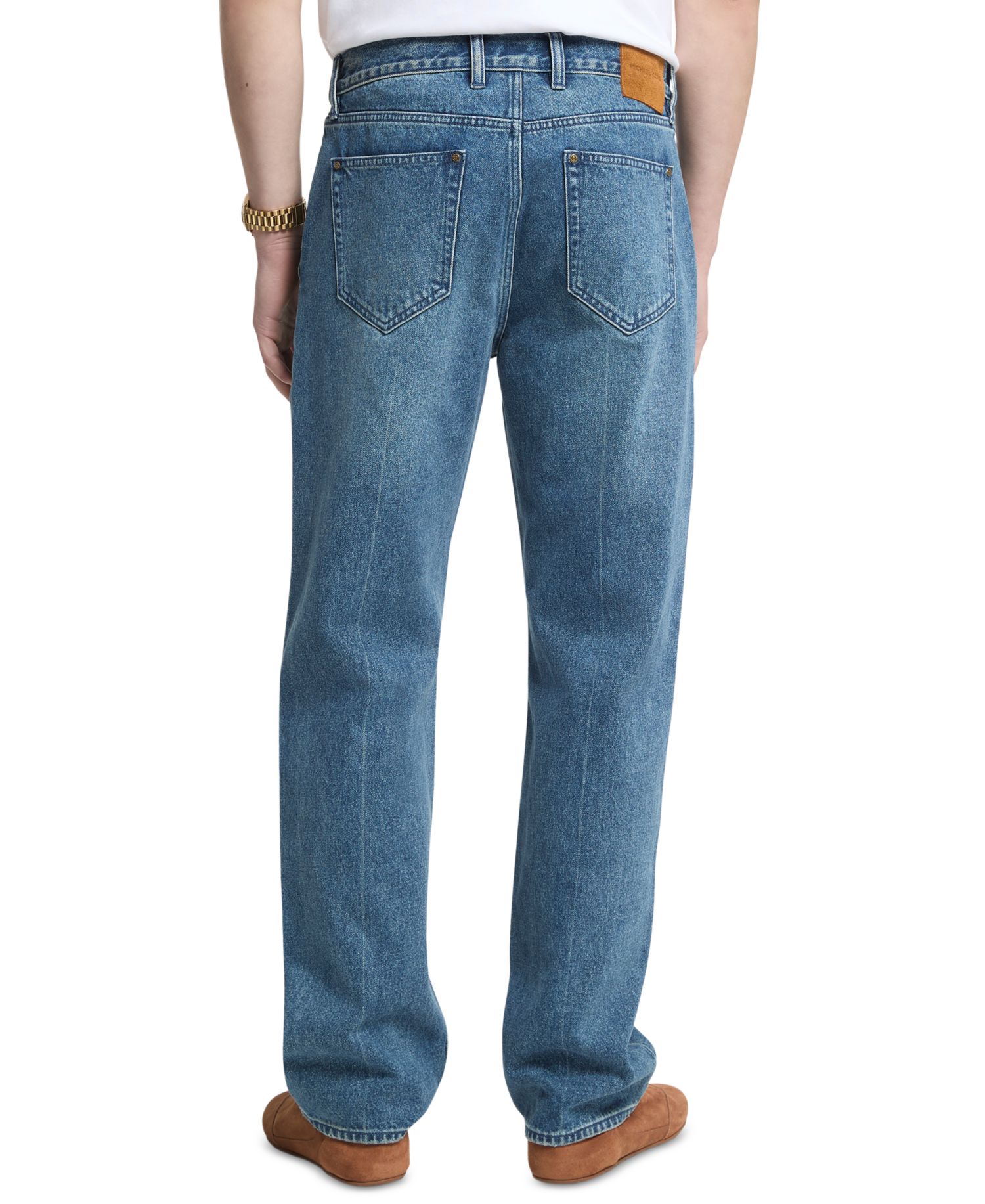 Men's Finn Straight-Leg Front Crease Jeans