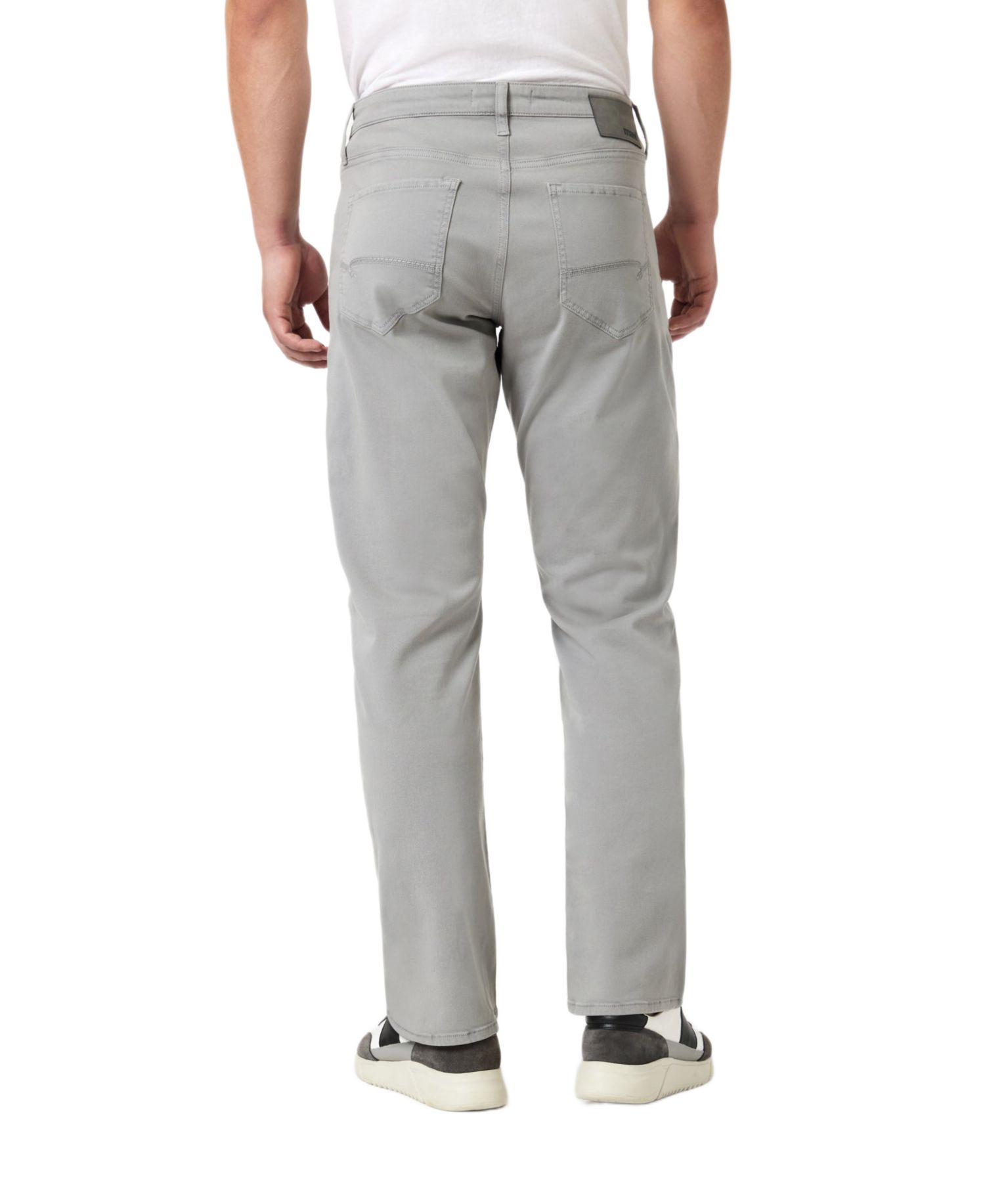 Men's Matt Relaxed Straight-Leg Casual Twill Pants