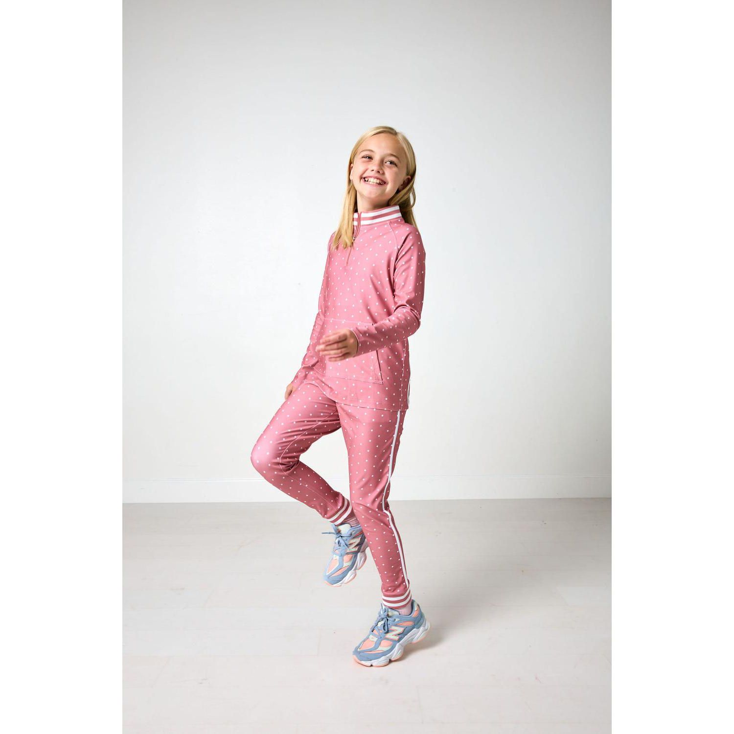 Girls' 6-16 Retro Half Zip