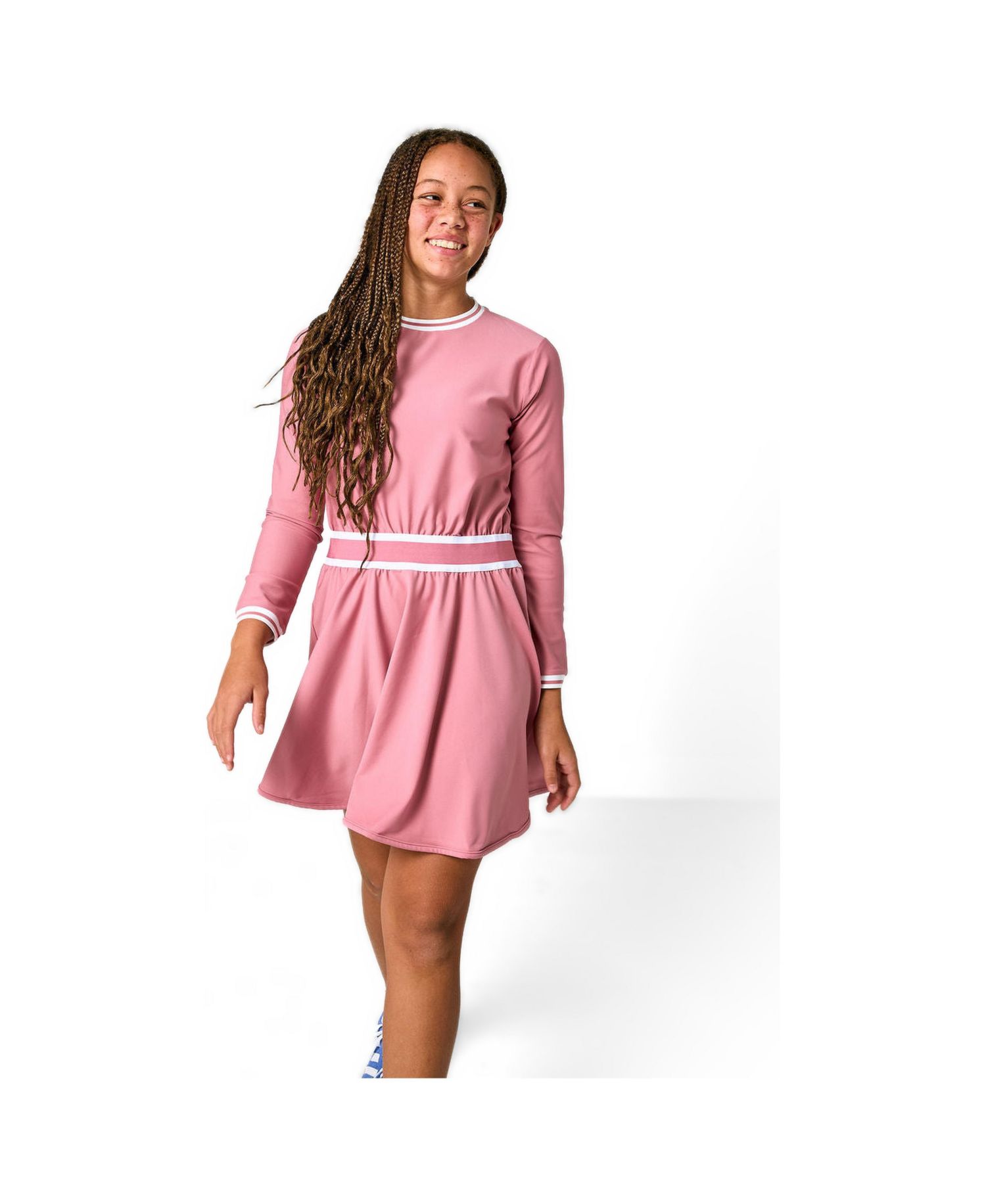 Girls' 2-16 Club Long Sleeve Dress
