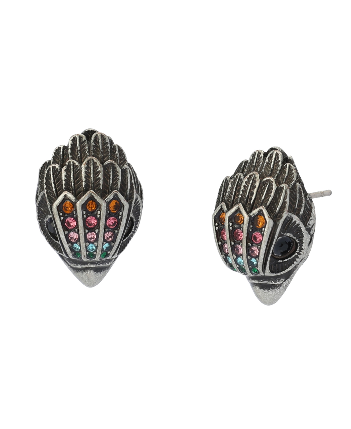 Crystal Eagle Stud Earrings