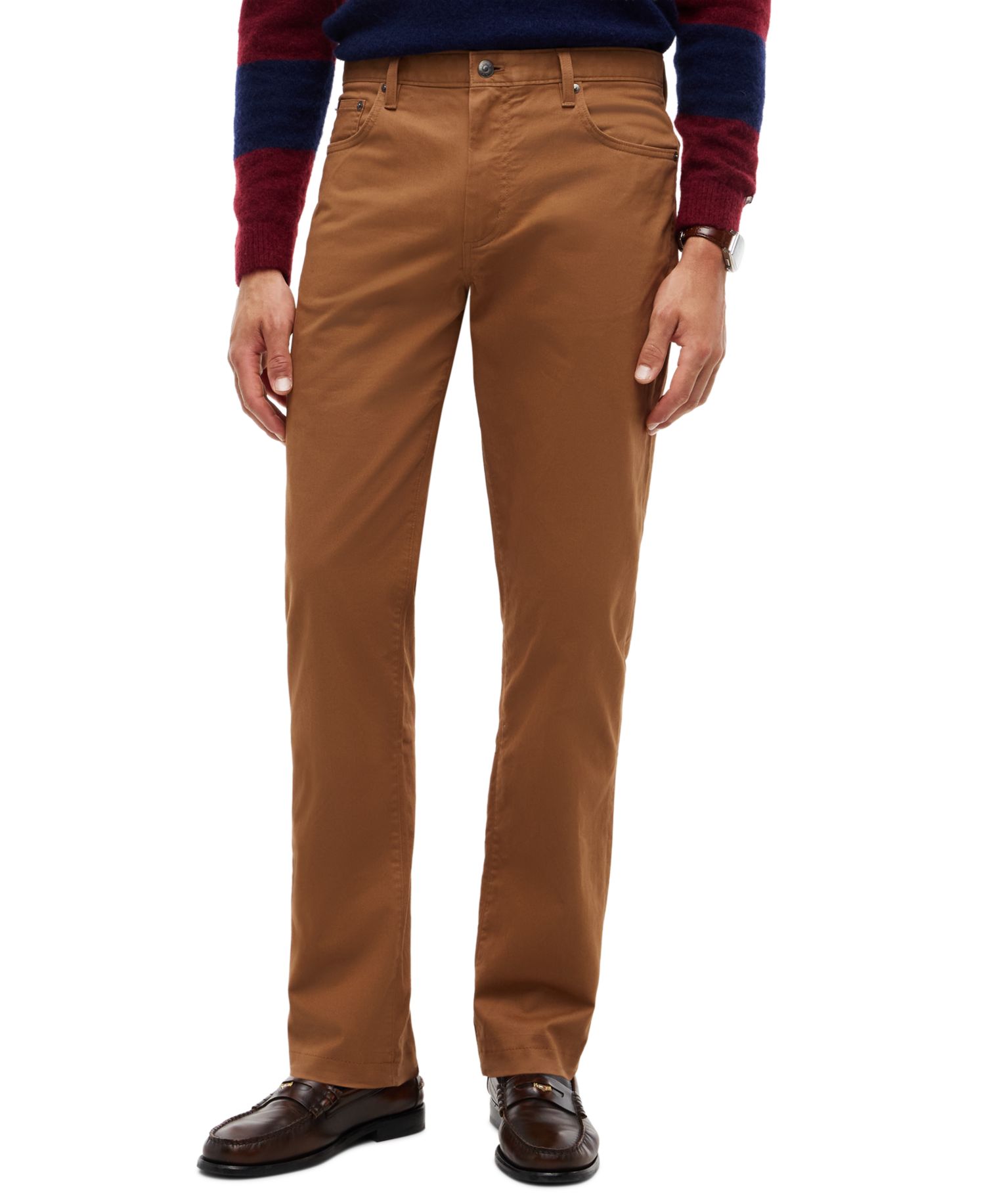 Men's Denton Straight-Fit Five-Pocket Stretch Twill Pants