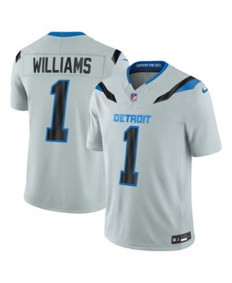 Men's Jameson Williams Silver Detroit Lions 2026 Rivalries Collection Vapor F.U.S.E Stitched Limited Jersey
