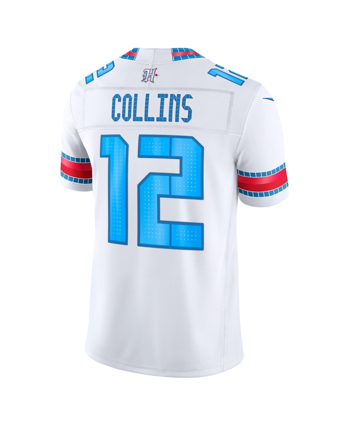 Nike Men's Nico Collins White Houston Texans 2026 Rivalries Collection Vapor F.u.s.e Stitched Limited Jersey