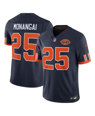 Men's Kyle Monangai Navy Chicago Bears 2026 Rivalries Collection Vapor F.U.S.E Stitched Limited Jersey