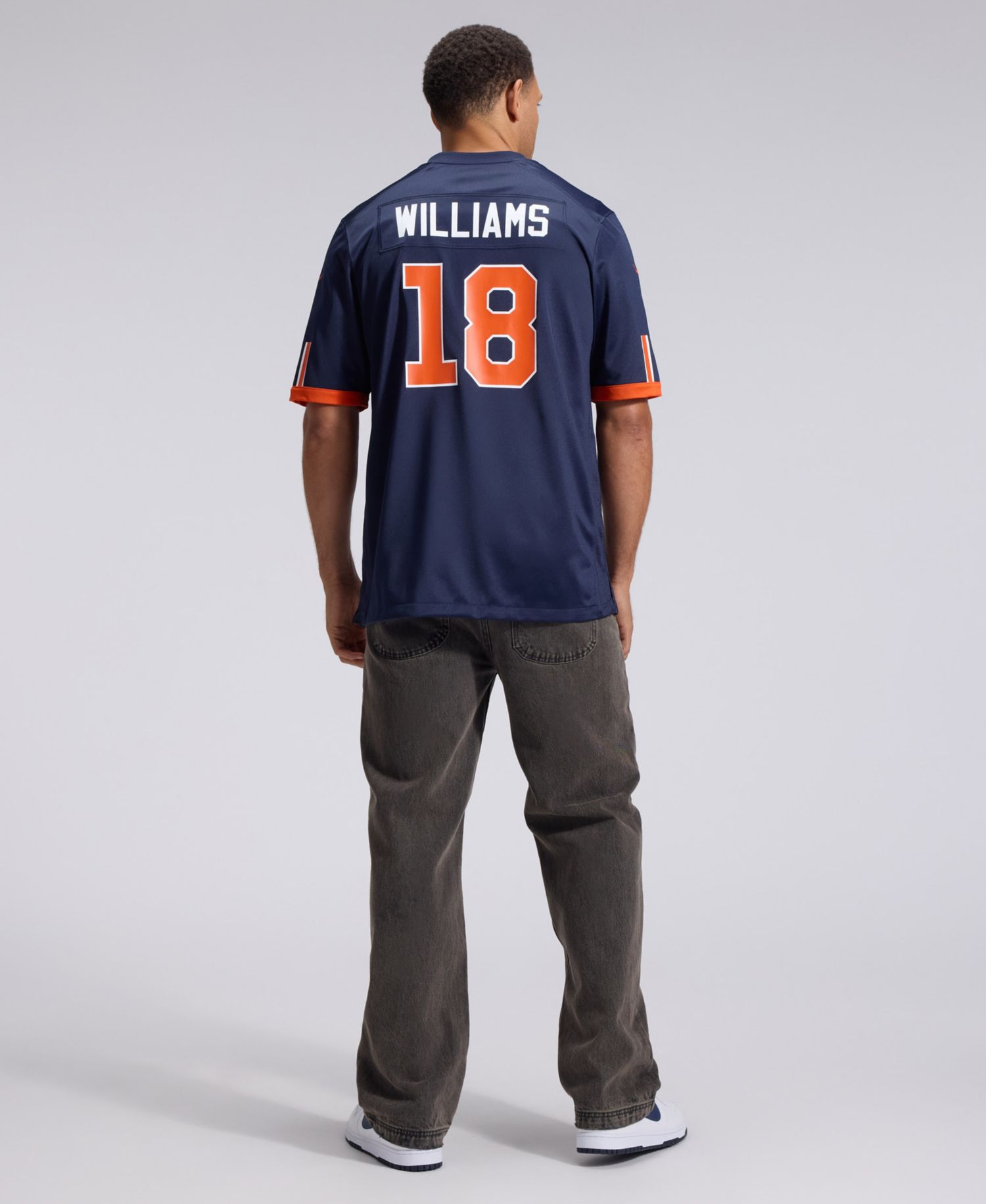 Men's Caleb Williams Navy Chicago Bears 2026 Rivalries Collection Game Jersey