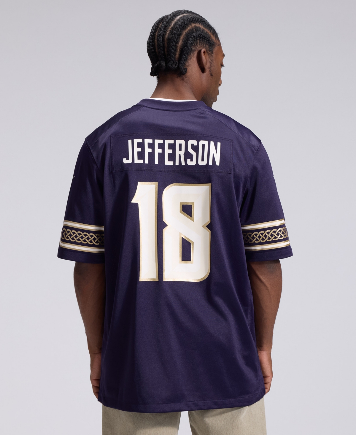 Nike Men's Justin Jefferson Purple Minnesota Vikings 2026 Rivalries Collection Game Jersey