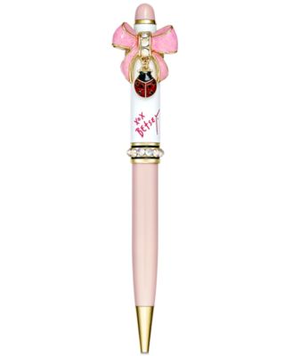 Betsey Johnson - Gold-Tone Ladybug Ballpoint Pen
